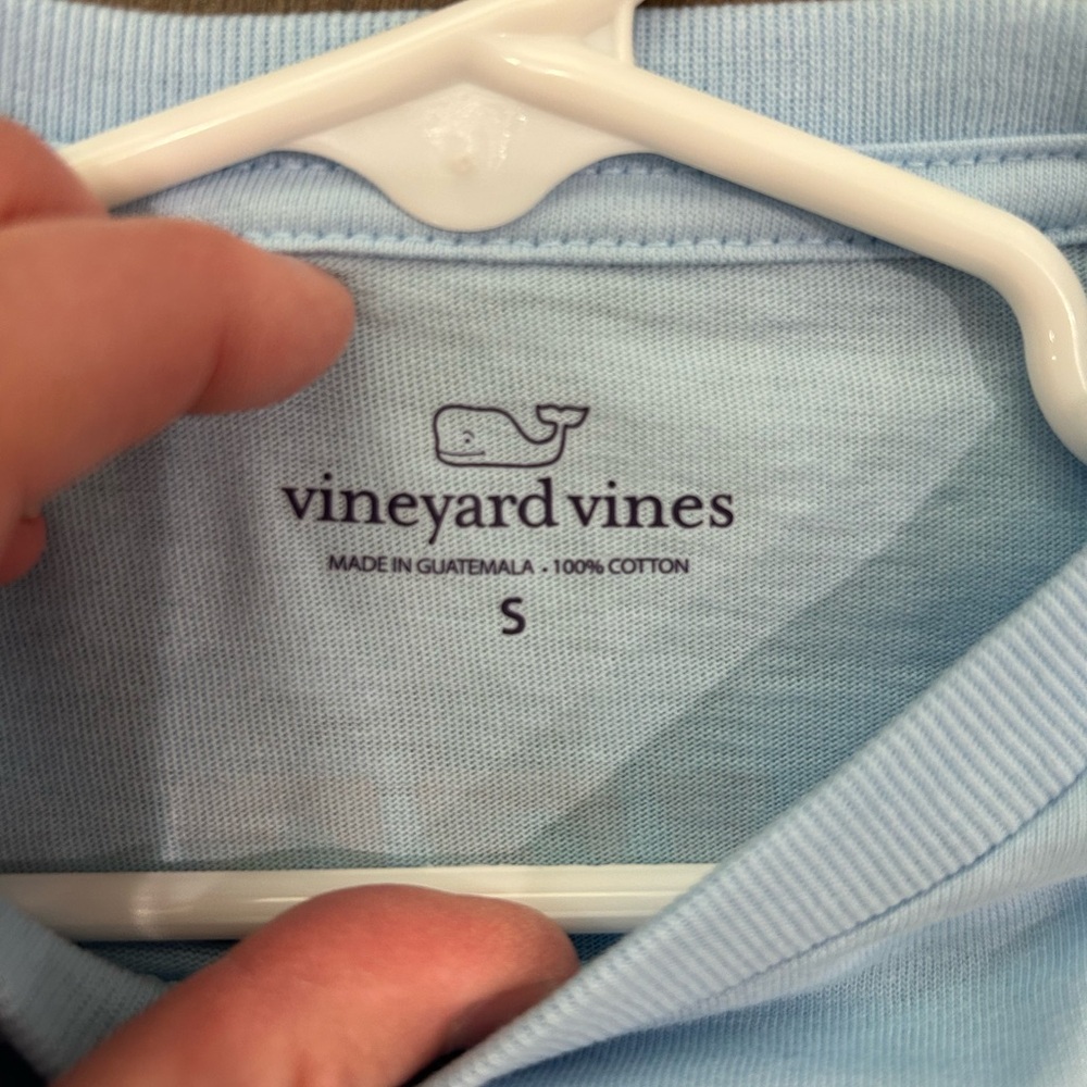Vineyard Vines Kids Light Blue Ski Club Long Sleeve Tees - Picture 3 of 3
